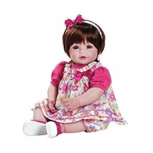 ADORA Realistic Baby Doll Love & Joy Toddler Doll - 20 inch, Soft CuddleMe Vinyl, Brown Hair, Brown Eyes