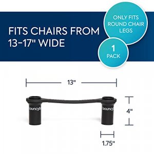 Original Bouncyband for Elementary School Classroom Chairs, Black ADHD Tools Can Help Students Stay on Task Longer - Alleviate Anxiety/Stress, Hypera