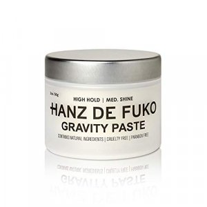 Hanz de Fuko Gravity Paste: Mens Premium Hair Styling Paste with Medium Shine Finish (2 oz) - Cruelty Free