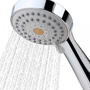 HO2ME High Pressure Handheld Shower Head with Powerful Shower Spray against Low Pressure Water Supply Pipeline, Multi-functions, w/ 79 inch Hose, Bra