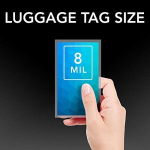 GBC Laminating Sheets, Self Adhesive Pouches, Luggage Tag Size, 8 Mil, Self Seal, 5 Pack (3745165)