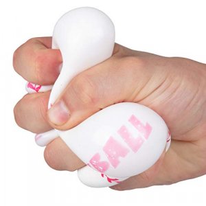 Hog Wild Sticky Baseball - Squishy Stikball Toy Splats and Sticks to Flat Surfaces - Age 4+