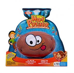 ALEX Toys Ideal Hot Potato Electronic Musical Passing Kids Party Game, Dont Get Caught Ages 4+, 2-6 Players, Brown