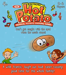 ALEX Toys Ideal Hot Potato Electronic Musical Passing Kids Party Game, Dont Get Caught Ages 4+, 2-6 Players, Brown