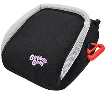 BubbleBum Hybrid Inflatable Travel Booster Car Seat | Hybrid Design - Benefits of a Rigid Booster & The Convenience of Portability | Narrow, Backless