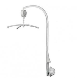AFUNTA Baby Crib Mobile Music Box Holder Arm Bracket Nut Screw Box Mobile