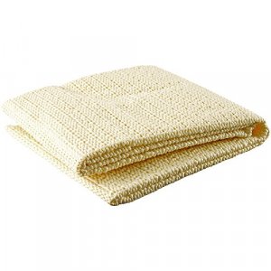 SoftTouch 4780299N Mat Indoor Non-Slip Washable Area Rug Pad-Use on All Floors to Prevent Injury-Trim to fit Any Size-2' x 3', Cream