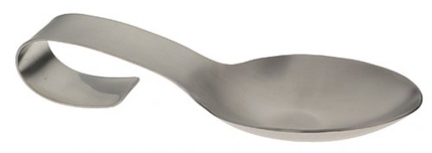 Amco Stainless Steel Spoon Rest, Single Spoon Rest