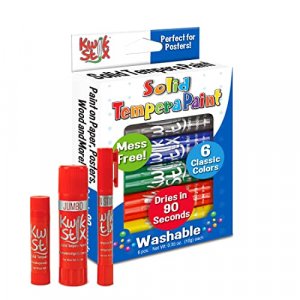 The Pencil Grip Kwik Stix Solid Tempera Paint Combo Pack, Set of 24,  Assorted Colors