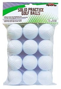 PrideSports Practice Golf Balls, Hollow, 12 Count