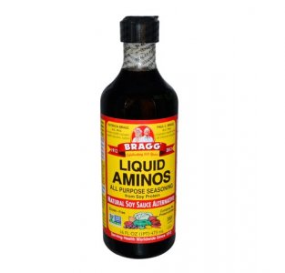 Bragg Liquid Aminos All Purpose Seasoning Soy Sauce Alternative Gluten Free, No GMOs, Kosher Certified, 16 Ounce