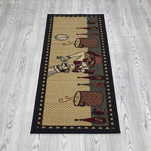 Ottomanson Siesta Collection Kitchen Chef Design Runner Rug, 20
