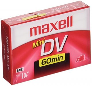 Maxell 298012 Advanced Digital Picture Technology 60 Minute Recording SPmode Time Mini DVD Cassette