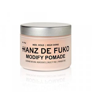 Hanz de Fuko Modify: Premium Mens Hair Styling Pomade with High Shine Finish (2oz) - Cruelty Free
