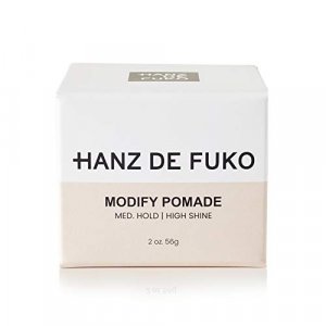 Hanz de Fuko Modify: Premium Mens Hair Styling Pomade with High Shine Finish (2oz) - Cruelty Free