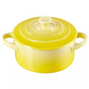 Le Creuset Stoneware Mini Round Cocotte, 8 oz., Soleil