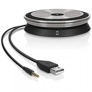 Sennheiser Enterprise Solution SP 20 ML 506050 Sound-Enhanced,Desk Mobile Phone Softphone Connection Skype for Business Certified,Silver,EXPAND SP 20
