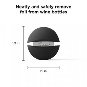 Rabbit Wine Bottle Foil Cutter, 1 EA, Black