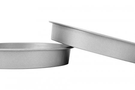 G & S Metal Products Company OvenStuff Nonstick Square Cake Baking Pan 9'',  Set of 2, Gray