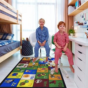 Ottomanson Children's Collection, 3 ft 3 in x 5 ft 0 in, Multicolor Alphabet