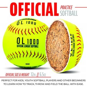 Franklin Sports Official Size Softballs 12