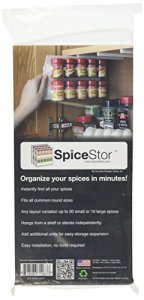  SpiceStor 2 Clear Spice Bottle Set with Organizer (10