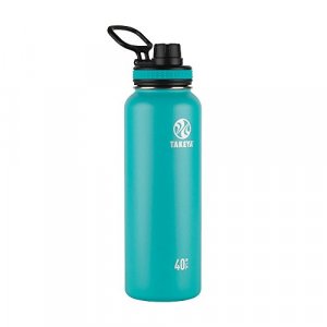 Hose Water Reusable Glass Water Bottle By Faucet Face, 14.4 oz by