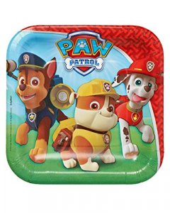 American Greetings Paw Patrol Party Supplies, Paper Dessert Plate (8-Count)