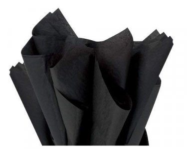 Black Tissue Paper (100 Sheets) for Gift Wrapping, Packaging, Floral,  Birthday, Christmas, Halloween, DIY Crafts and More 15 X 20