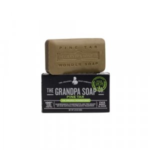 PINE TAR BAR SOAP, Natural Instant Itch Relief Soap Bar