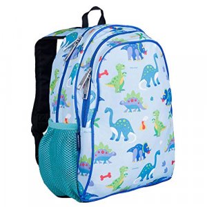 Wildkin 15 Inch Kids Backpack for Boys & Girls, 600-Denier Polyester Backpack,Perfect Size for School & Travel Backpacks, BPA-free (Dinosaur Land)