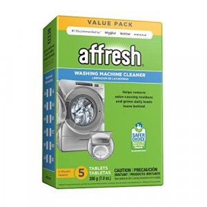 Affresh W10549846 Washing Machine Cleaner, 5 Tablets: Cleans Front Load and Top Load Washers, Including HE
