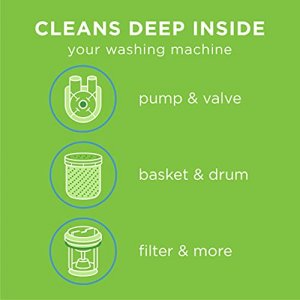 Affresh W10549846 Washing Machine Cleaner, 5 Tablets: Cleans Front Load and Top Load Washers, Including HE