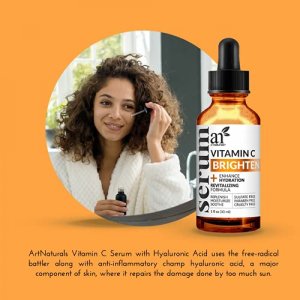 artnaturals Anti-Aging Vitamin C Serum - (1 Fl Oz / 30ml) - with Hyaluronic Acid and Vit E - Wrinkle Repairs Dark Circles, Fades Age Spots and Sun Da