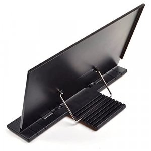 GREENTER G Portable Steel Book Stand Reading Desk Holder Tilt Adjustment Xmas Gift (With LOGO)