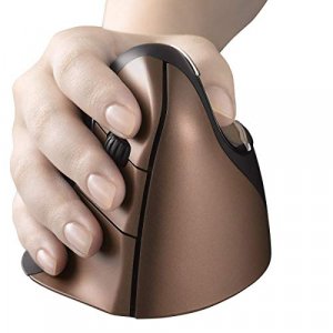 Evoluent VM4SW VerticalMouse 4 Right Hand Ergonomic Mouse with Wireless Connection (Small Size)