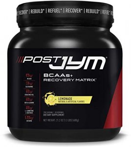 JYM Supplement Science Post Active Matrix, Glutamine, Creatine HCL Beta-Alanine, Lemonade Flavor, 1.3 Pound (30 Servings)