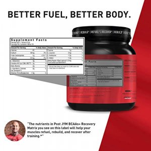 JYM Supplement Science Post Active Matrix, Glutamine, Creatine HCL Beta-Alanine, Lemonade Flavor, 1.3 Pound (30 Servings)