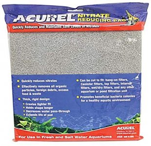 Acurel LLC Nitrate Reducing Media Pad Aquarium and Pond Filter Accessory, 10-Inch by 18-Inch