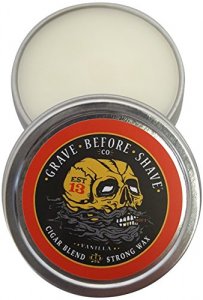 Fisticuffs Cigar Blend Strong Hold Mustache Wax 1 OZ. Tin