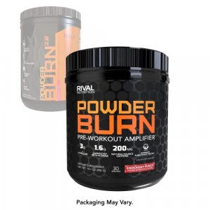 Rivalus, Powder Burn 2.0 Punch 35 Serving, Knockout Punch, 17.6 Ounce