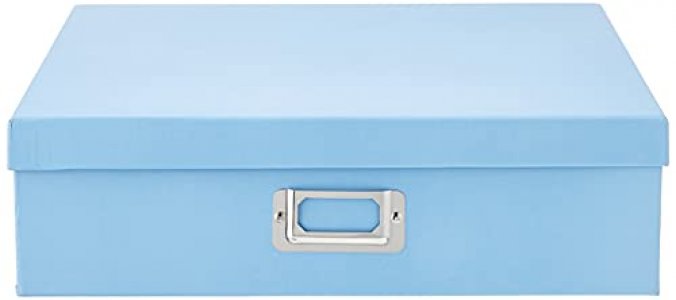 Pioneer Jumbo Scrapbook Storage Box, Sky Blue