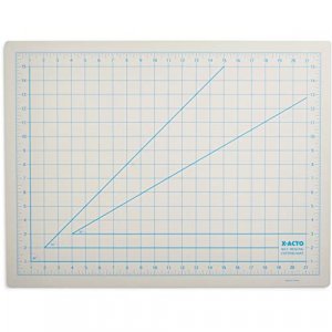 X-ACTO Self-Healing Cutting Mat, Non-Stick Bottom, Gray, 18x24 Inches