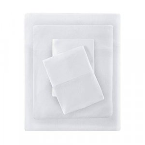 Intelligent Design Cotton Blend Jersey Knit Bed Sheet Set Wrinkle Resistant, Soft Sheets with 14