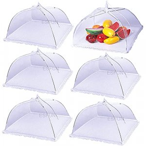 (6 Pack) ESFUN Food Net Covers for Outside, 17
