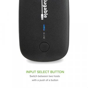 Plugable USB 2.0 Switch for One-Button USB Device Port Sharing Between Two Computers (AB Switch)