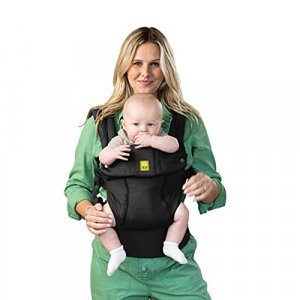 LLLbaby Complete All Seasons Ergonomic 6-in-1 Baby Carrier Newborn to Toddler - with Lumbar Support - for Children 7-45 Pounds - 360 Degree Baby We