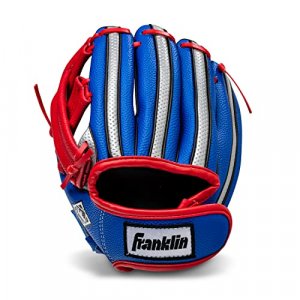 Franklin Sports Air Tech Teeball Glove - Lightweight Foam Fielding Glove - 9.0 Inch - Ready To Play Construction - Left Hand Throw - Colors May Vary