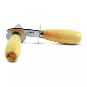 6-Inch Oyster Knife, Oyster Shucker, Oyster Opener, Clam Knife, Shellfish Knife, Shellfish Opener, Seafood Tool, Stainless Steel, w/Sheath Hand-Guard