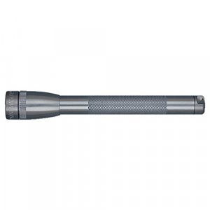 Maglite Mini Incandescent 2-Cell AAA Flashlight, Gray